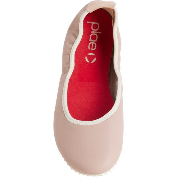 NEW Plae Crosby Ballerina Flats wide width Leather in Dusty Rose unisex 825 3s2 - Picture 3 of 6